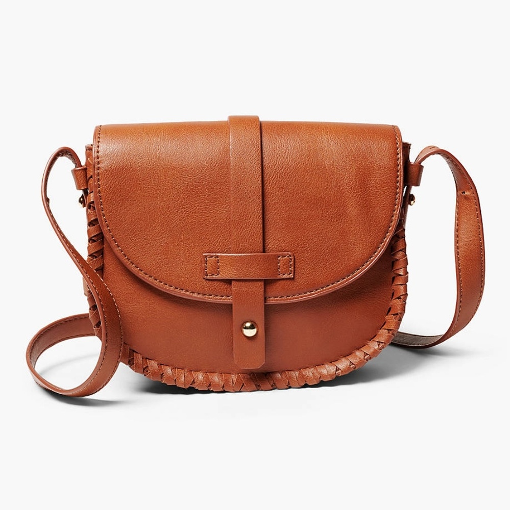 Lucky Brand Vegan Saddle Crossbody Bag